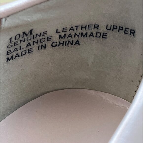 Nordstrom Women’s Rose Leather Block Heel Square Toe Glide Pumps Size 10M - Picture 5 of 8